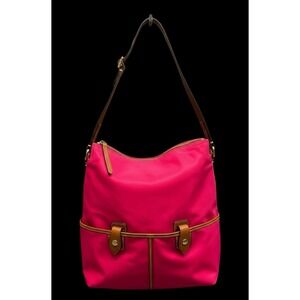 Dooney & Bourke Hot Pink Wayfarer Shoulder Bag Sac with Duck Logo